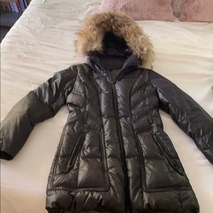 Andrew Marc 3/4 jacket with real fur.